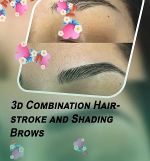 3d hair stroke eyebrows