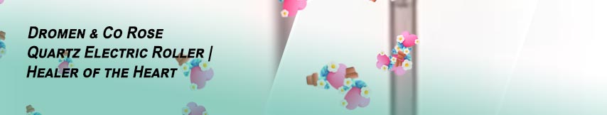 Electric rose quartz roller