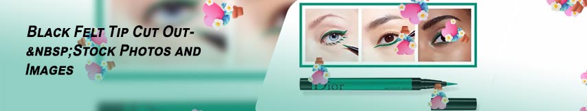 Green felt tip eyeliner