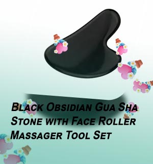 Gua sha black stone