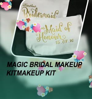 Makeup kit bag for bride