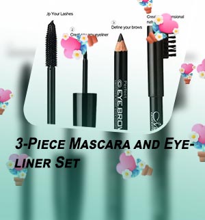 Mascara and eyeliner set